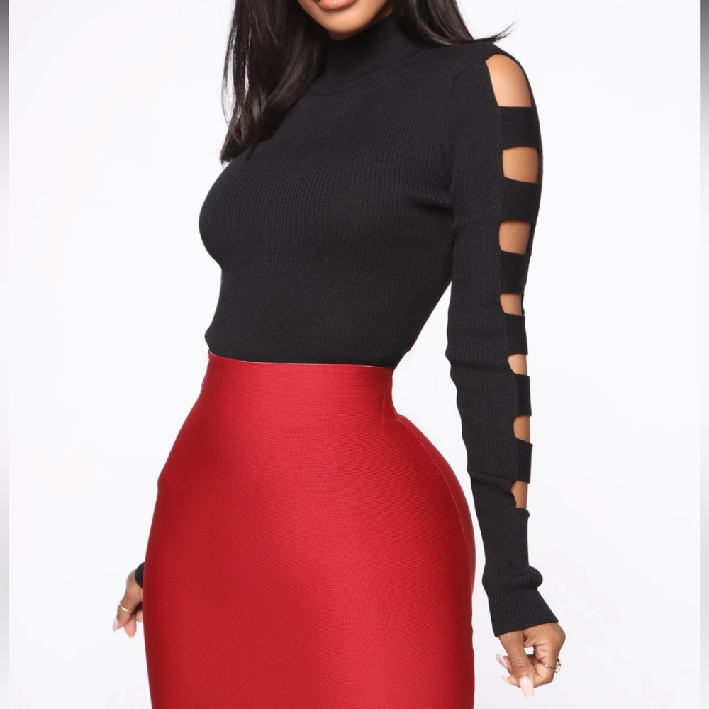 FN Ribbed Sweater